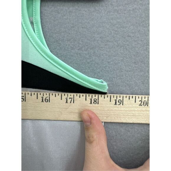 NWT Jamie Sadock Womens Silver Black Green Sleeveless 1/4 Zip Golf Top Size XS - Picture 9 of 9